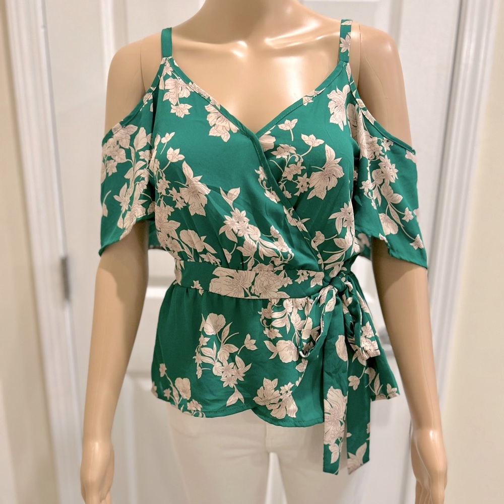 Sienna Sky Faux Wrap Blouse